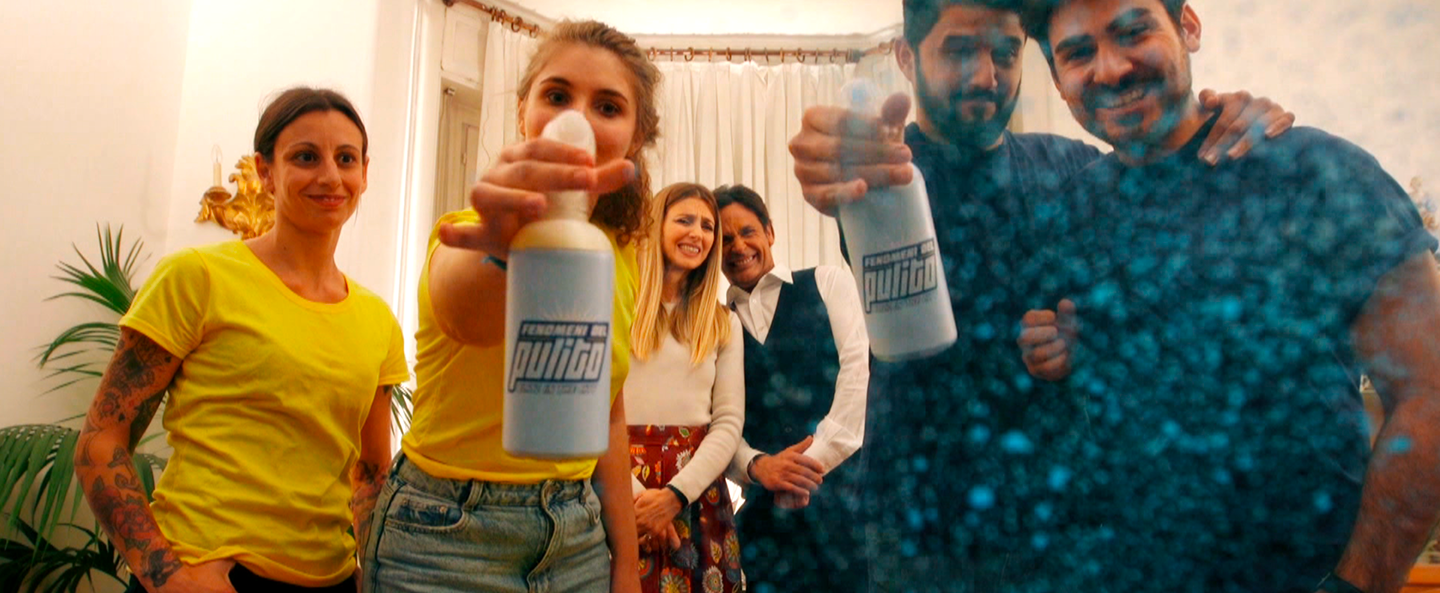 Fenomeni del Pulito. Progetto di Branded Entertainment. Header.